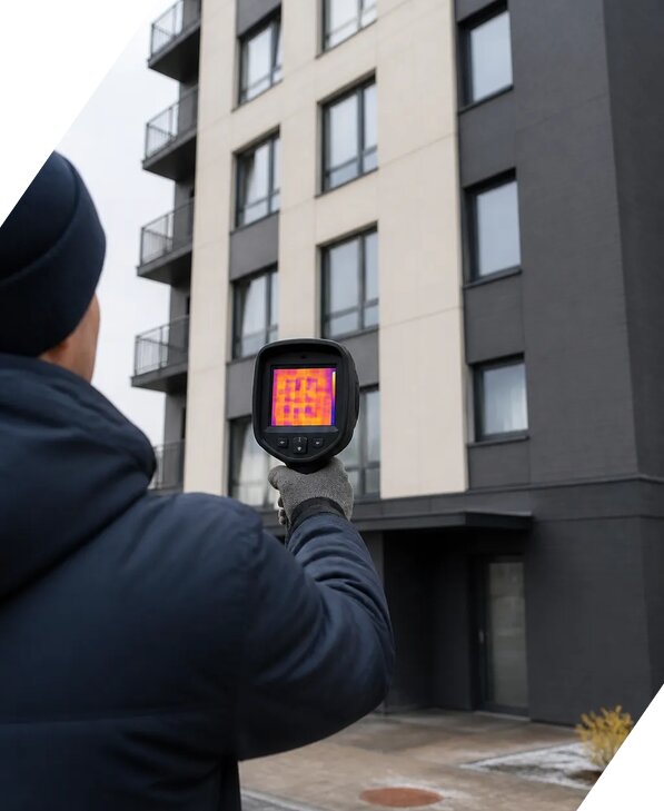 Тепловизионное обследование зданий в Череповце от 5111 р. | ЭкспертизаРоссия