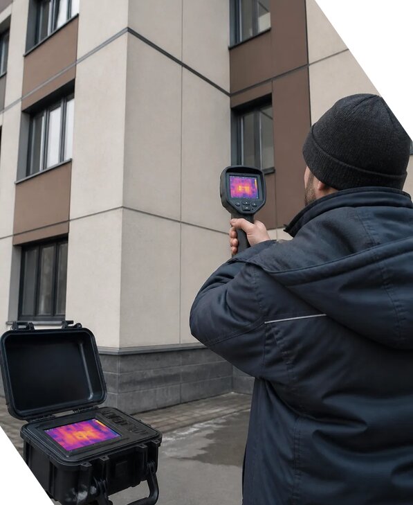 Тепловизионное обследование зданий и сооружений в Череповце